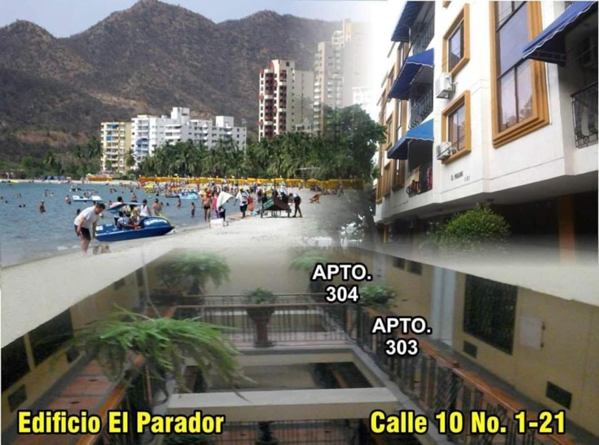 Acogedor Apartamento A 15 Metros Del Mar Santa Marta  Bagian luar foto